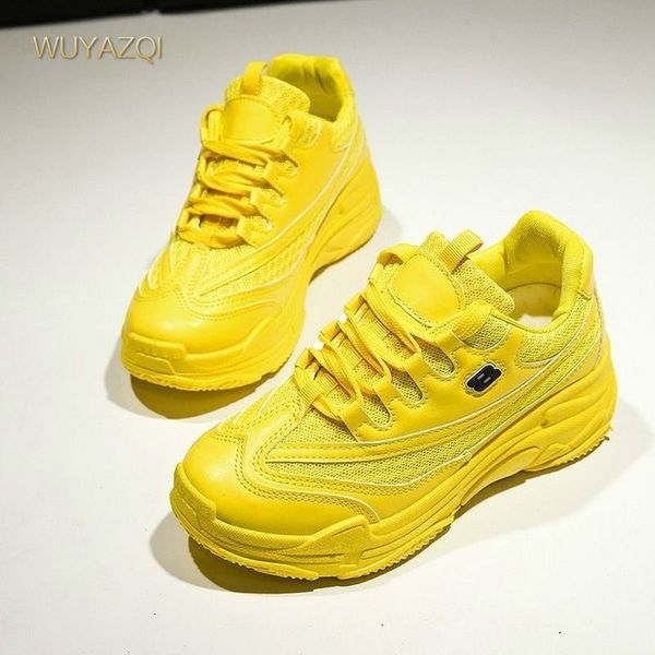 wuyazqi new sneakers women platform casual shoes women's fashion sneakers platform basket femme yellow casual chunky shoes y200424, Black
wuyazqi new sneakers women platform casual shoes women's fashion sneakers platform basket femme yellow casual chunky shoes y200424, Black