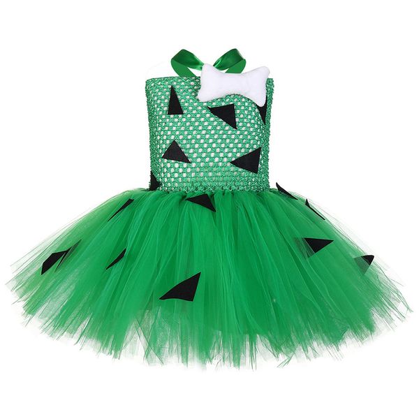 green flintstones inspired pebbles bam tutu costume dress kids black pattern halloween tutu outfit set cavegirl cosplay dresses, Red;yellow
green flintstones inspired pebbles bam tutu costume dress kids black pattern halloween tutu outfit set cavegirl cosplay dresses, Red;yellow