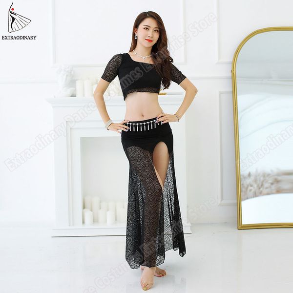new practice clothes skirt fashion women belly dance costumes set skirts lace split oriental professional, Black;red
new practice clothes skirt fashion women belly dance costumes set skirts lace split oriental professional, Black;red