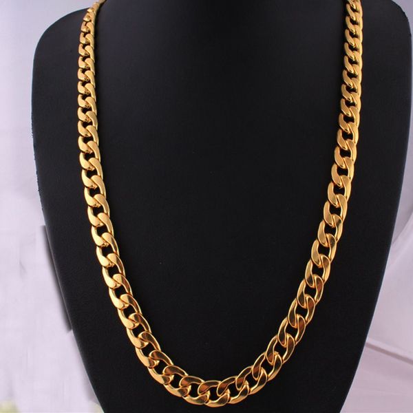 hip hop men necklace chains fashion solid gold color filled cuban long necklace diy chain charm jewelry 2019 sale, Silver
hip hop men necklace chains fashion solid gold color filled cuban long necklace diy chain charm jewelry 2019 sale, Silver