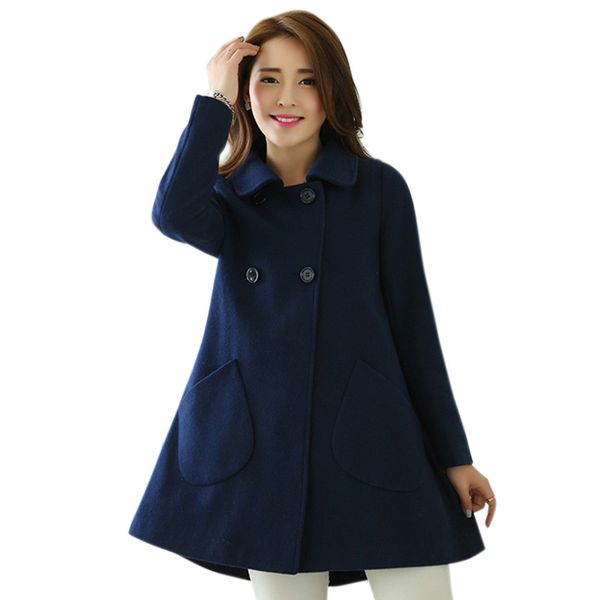 newly women autumn coat double breasted wool peacoat turn-down collar female jacket m99, Black
newly women autumn coat double breasted wool peacoat turn-down collar female jacket m99, Black