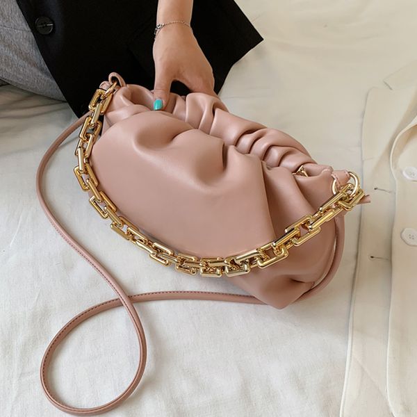 burminsa summer ruched zipper women messenger bags thick chain soft female shoulder bags large capacity pu party handbags 2020
burminsa summer ruched zipper women messenger bags thick chain soft female shoulder bags large capacity pu party handbags 2020