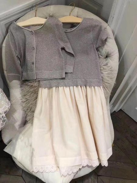 2019 весна-осень cherry brand baby girls вязаный свитер кардиган + платье детская одежда комплект для девочек cherry brands одежда, White
2019 весна-осень cherry brand baby girls вязаный свитер кардиган + платье детская одежда комплект для девочек cherry brands одежда, White