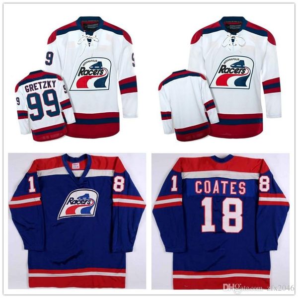 custom wha indianapolis racers 99 wayne gretzky 18 brian coates hockey jersey white blue stitched any name your number customized, Black
custom wha indianapolis racers 99 wayne gretzky 18 brian coates hockey jersey white blue stitched any name your number customized, Black