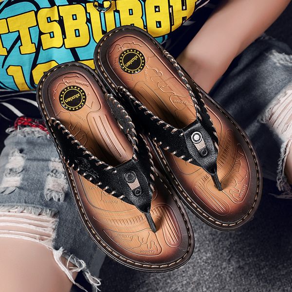 man beach sandals 2020 summer gladiator men's outdoor shoes roman men casual shoe flip flops fashion slippers flat plus size 47, Black
man beach sandals 2020 summer gladiator men's outdoor shoes roman men casual shoe flip flops fashion slippers flat plus size 47, Black