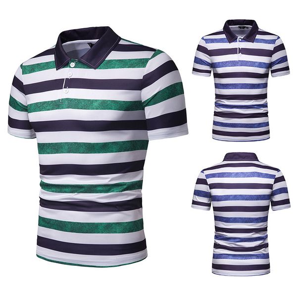 2020 new style summer men's short sleeve shirt polo men's contrast color stripes slim fit fold-down collar leisure t-shirt pl40, White;black
2020 new style summer men's short sleeve shirt polo men's contrast color stripes slim fit fold-down collar leisure t-shirt pl40, White;black