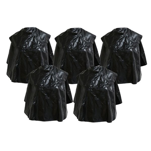 5x hair cutting cape hair cut hairdresser barber gowns apron black 150x45cm 
5x hair cutting cape hair cut hairdresser barber gowns apron black 150x45cm