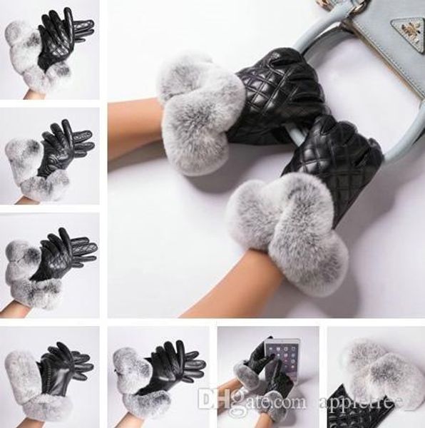 winter women designer gloves womens lady luxury warm touchscreen glove rex rabbit fur sheepskin genuine leather glove fashion mittens, Blue;gray
winter women designer gloves womens lady luxury warm touchscreen glove rex rabbit fur sheepskin genuine leather glove fashion mittens, Blue;gray