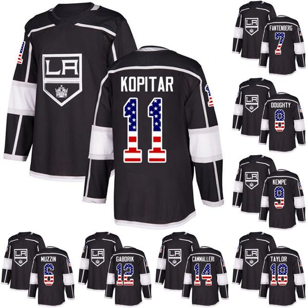 Los Angeles Kings USA Flag Jersey 8 Drew Doughty 9 Adrian Kempe 11 Anze Kopitar 13 Kyle Clifford 6 Jake Muzzin Hockey Jerseys
Los Angeles Kings USA Flag Jersey 8 Drew Doughty 9 Adrian Kempe 11 Anze Kopitar 13 Kyle Clifford 6 Jake Muzzin Hockey Jerseys