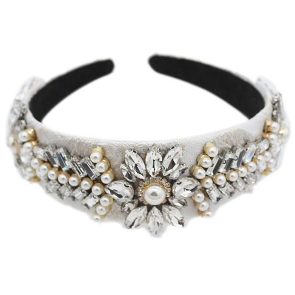 baroque retro faux leather headband women bridal full rhinestone flower leaves jewelry hair hoop dance party banquet headpiece, Golden;white
baroque retro faux leather headband women bridal full rhinestone flower leaves jewelry hair hoop dance party banquet headpiece, Golden;white