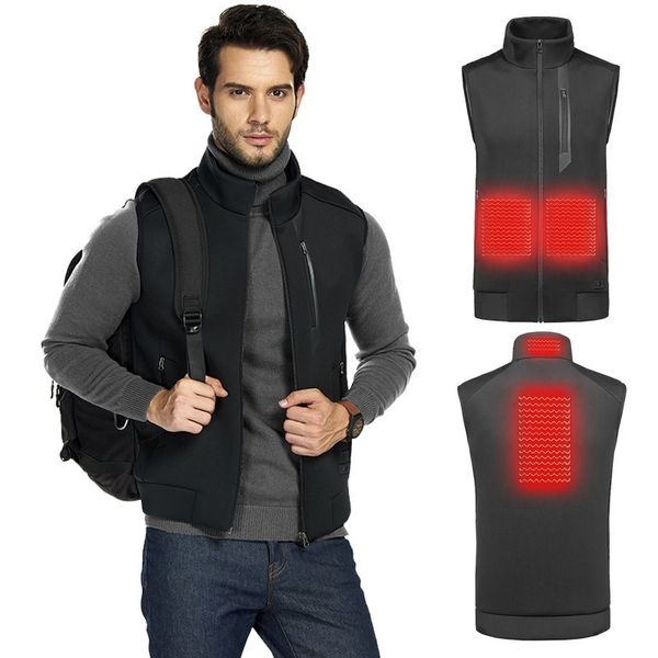 men women winter heated vest usb infraded battery heating waistcoat thermal outdoor jacket coat sa-8, Blue;black
men women winter heated vest usb infraded battery heating waistcoat thermal outdoor jacket coat sa-8, Blue;black