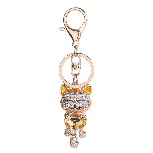 car key pendant rhinestone alloy cat sparkling charm keychain bag handbag key ring 10.10, Silver
car key pendant rhinestone alloy cat sparkling charm keychain bag handbag key ring 10.10, Silver