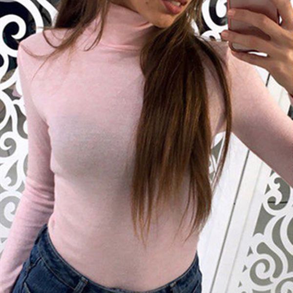 spring autumn winter fashion turtleneck long sleeve cotton t shirt slim casual t-shirt women 2018 basic tees shirts, White
spring autumn winter fashion turtleneck long sleeve cotton t shirt slim casual t-shirt women 2018 basic tees shirts, White
