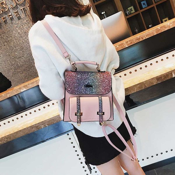 fashion sequins women backpacks small pu leather school bags for girls shining multifunctional backpack female shoulder bag
fashion sequins women backpacks small pu leather school bags for girls shining multifunctional backpack female shoulder bag