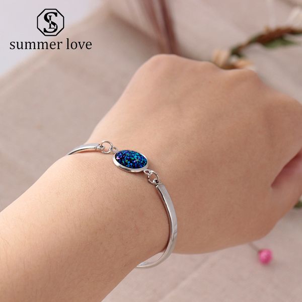 bracelet exquesite fashion nature stone for women big crystal stone adjustable size gold silver handmade charm bracelet valentines gift, Black
bracelet exquesite fashion nature stone for women big crystal stone adjustable size gold silver handmade charm bracelet valentines gift, Black
