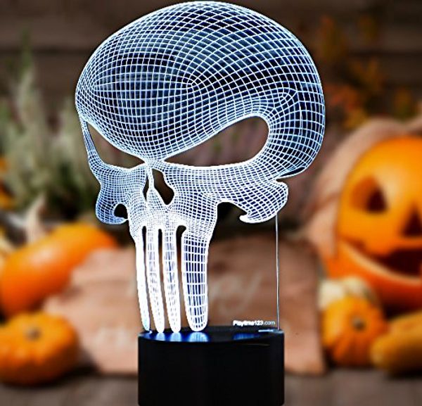 3d punisher skull lighting ночник с мягким светом для детей эти огни сделать красивые подарки
3d punisher skull lighting ночник с мягким светом для детей эти огни сделать красивые подарки