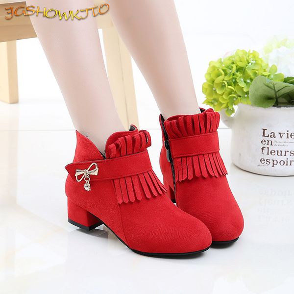 fashion 2019 crystal bow-knot winter girls boots kids princess boots for children ankle warm cotton tassels high heeled, Black;grey
fashion 2019 crystal bow-knot winter girls boots kids princess boots for children ankle warm cotton tassels high heeled, Black;grey