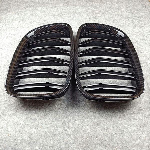 1 pair dual line right & left carbon look auto front grille abs material car of grill grille for 5 series gt f07
1 pair dual line right & left carbon look auto front grille abs material car of grill grille for 5 series gt f07