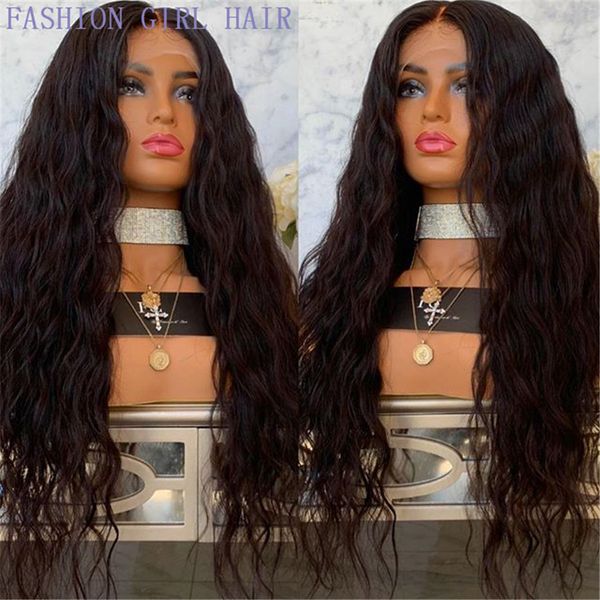 brazilian water wave wig with baby hair 360 lace front simulation human hair wigs pre-plucked synthetic wavy wigs for black women, Black;brown
brazilian water wave wig with baby hair 360 lace front simulation human hair wigs pre-plucked synthetic wavy wigs for black women, Black;brown