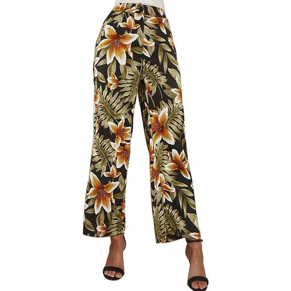 summer wide leg pants women floral print trousers high waist fashion female vintage pants, Black;white
summer wide leg pants women floral print trousers high waist fashion female vintage pants, Black;white