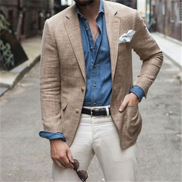 anniebritney khaki 2 piece men slim fit business linen summer suit 2020 summer groom wedding tuxedo tailor made casual men suit, White;black
anniebritney khaki 2 piece men slim fit business linen summer suit 2020 summer groom wedding tuxedo tailor made casual men suit, White;black