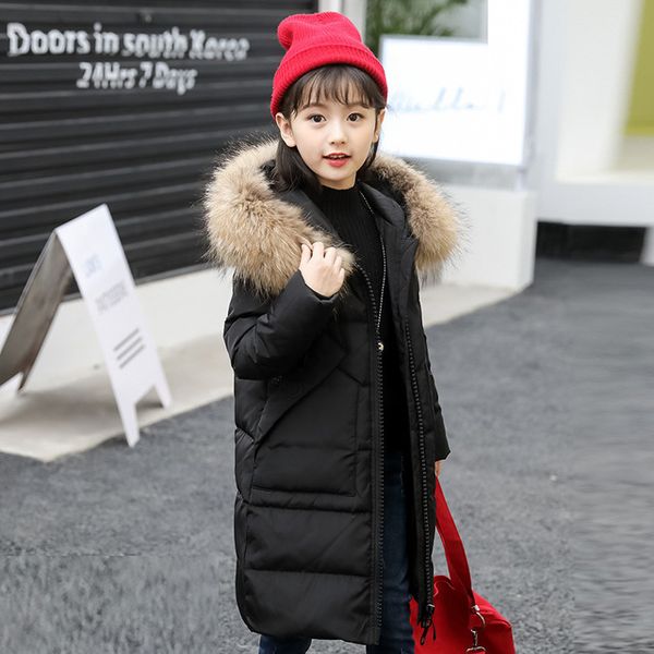 girls clothing warm down jacket for girl clothes winter thicken parka real fur hooded children outerwear coats, Blue;gray
girls clothing warm down jacket for girl clothes winter thicken parka real fur hooded children outerwear coats, Blue;gray