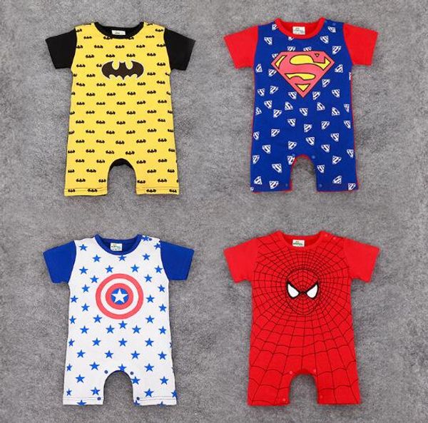ins new kids designer clothes boy stars spiderman print short sleeve romper babyclimb 100% cotton summer romper, Blue
ins new kids designer clothes boy stars spiderman print short sleeve romper babyclimb 100% cotton summer romper, Blue
