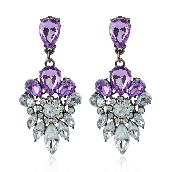 aretes pendientes european and american export trend earrings jewelry retro fashion set drill water droplet gem hundred earring, Silver
aretes pendientes european and american export trend earrings jewelry retro fashion set drill water droplet gem hundred earring, Silver