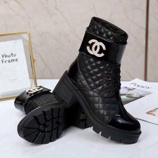 trendchanel snow boots women's increased winter warm cotton bootsnew plus velvet white leather thick bottom tube boots versatile leisur, Black
trendchanel snow boots women's increased winter warm cotton bootsnew plus velvet white leather thick bottom tube boots versatile leisur, Black