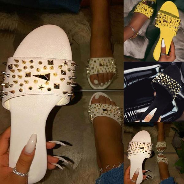 summer shoes for women flats breathable rivets zapatos open toe slip-on casual shoes woman slippers sandalias mujer 2020 #c3, Black
summer shoes for women flats breathable rivets zapatos open toe slip-on casual shoes woman slippers sandalias mujer 2020 #c3, Black