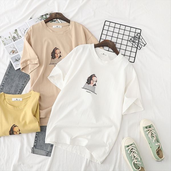 59bg-striped beauty printed short-sleeved t-shirt women's 2020 loose 59bg-striped beauty printed short-sleeved t-shirt women's 202, White
59bg-striped beauty printed short-sleeved t-shirt women's 2020 loose 59bg-striped beauty printed short-sleeved t-shirt women's 202, White