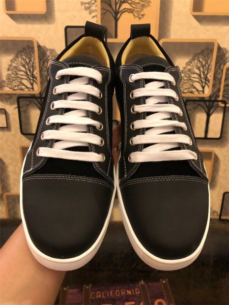fashion luxury red bottom shoes men's platform shoes red outsole boots non-slip wear-resistant men's and women's casual shoes, Black
fashion luxury red bottom shoes men's platform shoes red outsole boots non-slip wear-resistant men's and women's casual shoes, Black
