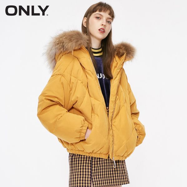 only womens' winter new raccoon fur collar bread down jacket beam hem rhombic stitching design|118312563, Black
only womens' winter new raccoon fur collar bread down jacket beam hem rhombic stitching design|118312563, Black