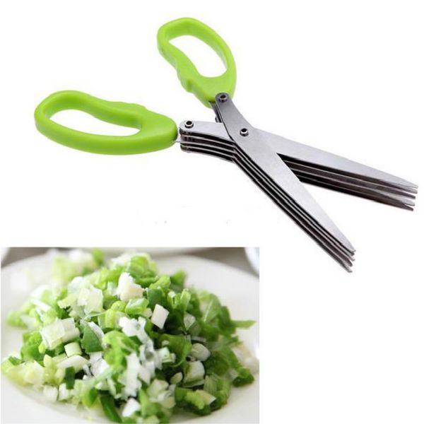 19cm minced 5 layers multifunctional kitchen scissor shredded chopped scallion cutter herb laver spices cook tool cut
19cm minced 5 layers multifunctional kitchen scissor shredded chopped scallion cutter herb laver spices cook tool cut