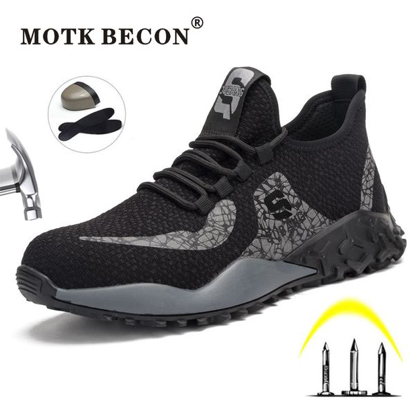 new arrival reflective work shoes lightweight breathable men safety shoes steel toe anti-smashing construction sneaker l123, Black
new arrival reflective work shoes lightweight breathable men safety shoes steel toe anti-smashing construction sneaker l123, Black