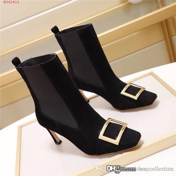 womens square buckle ankle boots for autumn and winter,womens ankle boots with nubuck leather square toe stiletto heel with box 34-40, Black
womens square buckle ankle boots for autumn and winter,womens ankle boots with nubuck leather square toe stiletto heel with box 34-40, Black