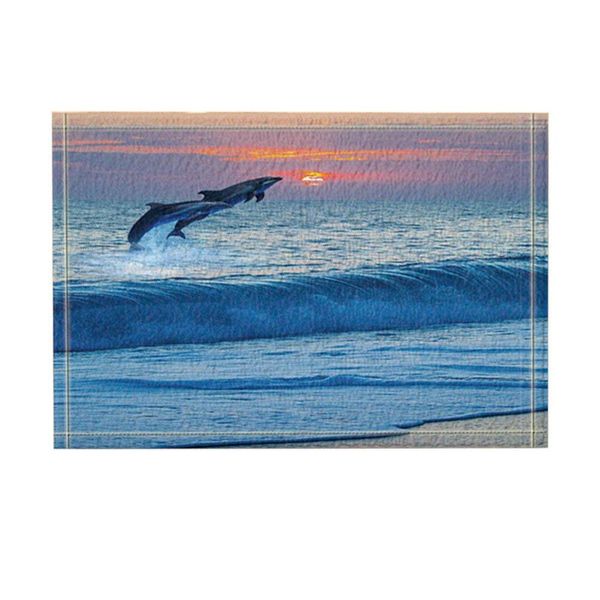 natural scenery decor marine wildlife dolphins jump out of the sea bath rugs non-slip doormat floor entryways indoordoor mat
natural scenery decor marine wildlife dolphins jump out of the sea bath rugs non-slip doormat floor entryways indoordoor mat