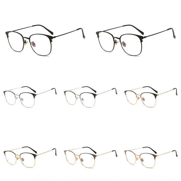 2020 anti-blue 5551 round frame men's metal plain glasses tiktok glasses frame, Silver
2020 anti-blue 5551 round frame men's metal plain glasses tiktok glasses frame, Silver