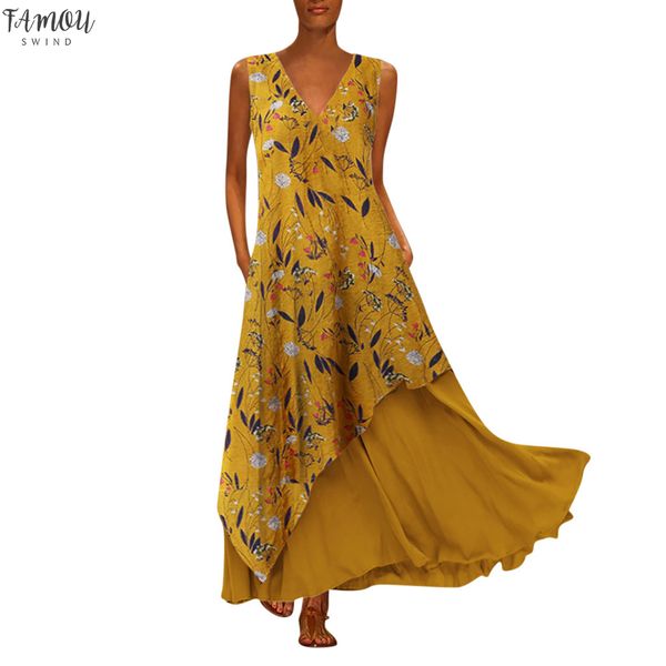 2020 new ladies loose sleeveless irregular print dress wholesale ng t44, Black;gray
2020 new ladies loose sleeveless irregular print dress wholesale ng t44, Black;gray