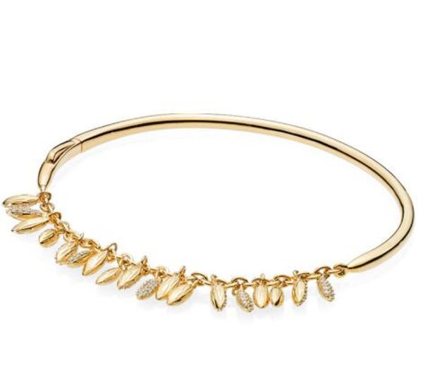 original 925 sterling silver bangle shine floating grains on a chain arc over bracelet bangle fit bead charm fashion jewelry, Golden;silver
original 925 sterling silver bangle shine floating grains on a chain arc over bracelet bangle fit bead charm fashion jewelry, Golden;silver