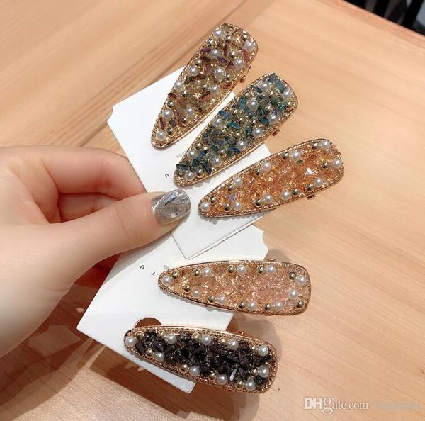 korea dongdaemun 19 new hair accessories spring crystal pearl alloy bb clip side folder duckbill clip hairpin bangs clip, Golden;silver
korea dongdaemun 19 new hair accessories spring crystal pearl alloy bb clip side folder duckbill clip hairpin bangs clip, Golden;silver