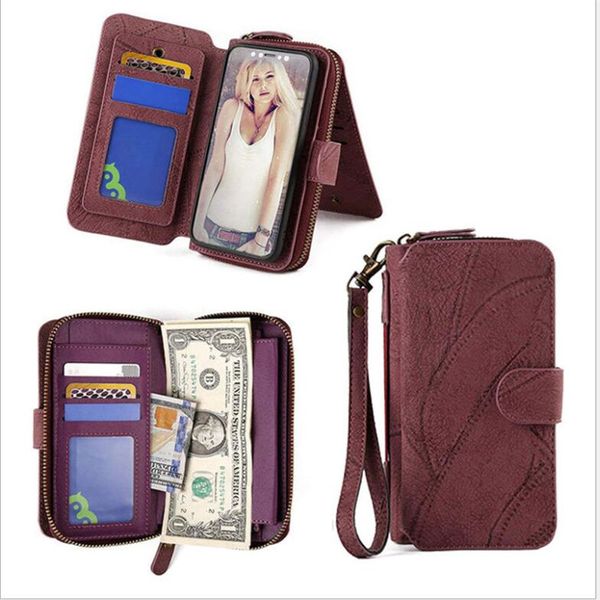 14 card slots zipper wallet leather case for samsung s20 s20 note 10 plus funtional leather phone cover for iphone 11 6 7 8
14 card slots zipper wallet leather case for samsung s20 s20 note 10 plus funtional leather phone cover for iphone 11 6 7 8