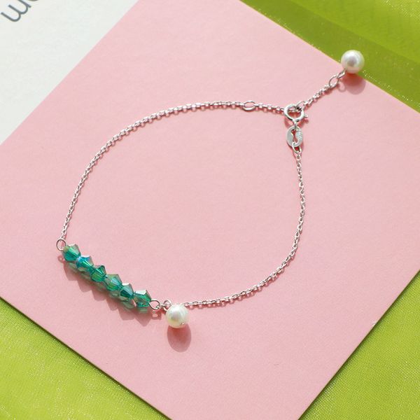 silver anklet trendy round pearl anklet bracelet crystal leg bracelet girl fashion anklets simple 925 sterling silver chians, Red;blue
silver anklet trendy round pearl anklet bracelet crystal leg bracelet girl fashion anklets simple 925 sterling silver chians, Red;blue