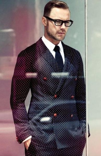 new arrival dot slim fit men's suits 2pcs custom tuxedos double breasted terno masculino tuxedos suits jacket+pant+tie, White;black
new arrival dot slim fit men's suits 2pcs custom tuxedos double breasted terno masculino tuxedos suits jacket+pant+tie, White;black