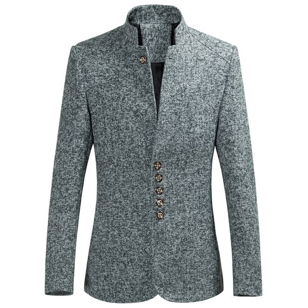 2019 new men's blazer coats gray blue black men suit jacket size s-6xl fashion business casual coat, White;black
2019 new men's blazer coats gray blue black men suit jacket size s-6xl fashion business casual coat, White;black