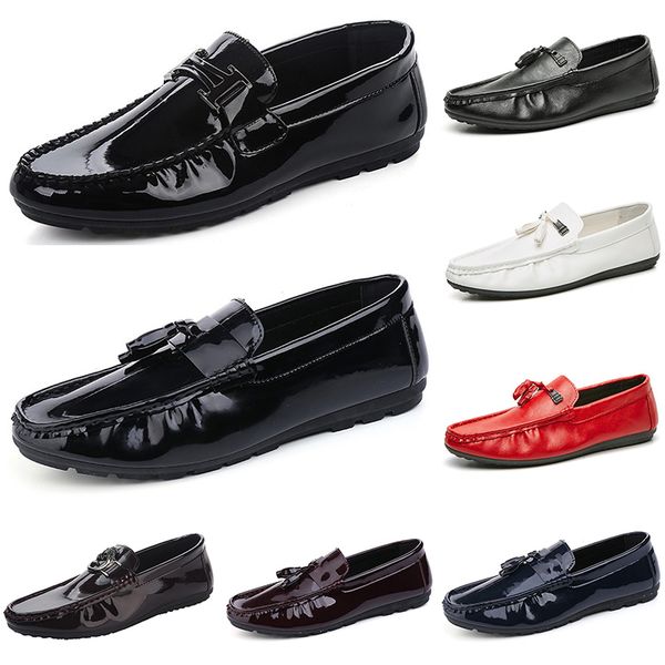 2020 designer luxury men women casual shoes black loafers flat patent leather slip on fashion mens trainers sneakers size 39-44 color20
2020 designer luxury men women casual shoes black loafers flat patent leather slip on fashion mens trainers sneakers size 39-44 color20