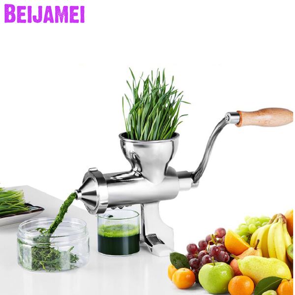 beijamei stainless steel manual wheatgrass juicer healthy wheat grass juicing slow squeezer fruit vegetable juice extractor
beijamei stainless steel manual wheatgrass juicer healthy wheat grass juicing slow squeezer fruit vegetable juice extractor