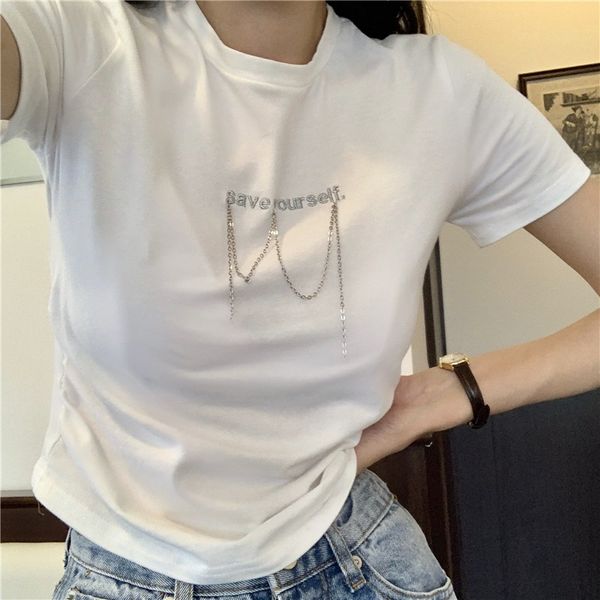 2020 women's black base shirt women's slim jacket short jacket high waist short all-match t-shirt, White
2020 women's black base shirt women's slim jacket short jacket high waist short all-match t-shirt, White