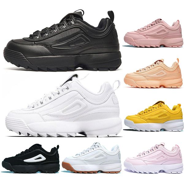 new fila designer disruptors triple white black women men special section sports sneaker increased jogging running shoes size 35-45, White;red
new fila designer disruptors triple white black women men special section sports sneaker increased jogging running shoes size 35-45, White;red