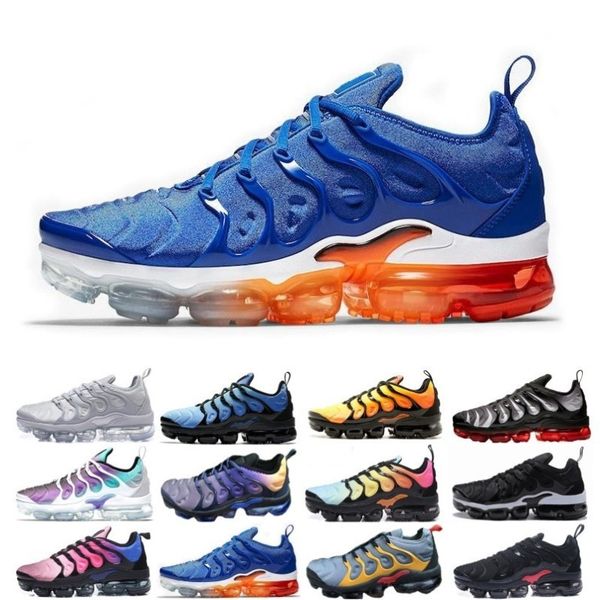 2019 Plus Tn Rainbow Running Shoes mens Bumblebee Be True Grape Triple Black Designer Shoes Womens Sherbet Team Red Black White Sneakers
2019 Plus Tn Rainbow Running Shoes mens Bumblebee Be True Grape Triple Black Designer Shoes Womens Sherbet Team Red Black White Sneakers